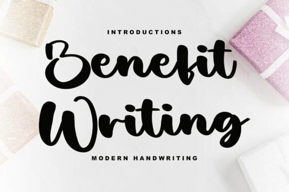 A Marketing Designer's Real-World Review of Benefit Writing Font