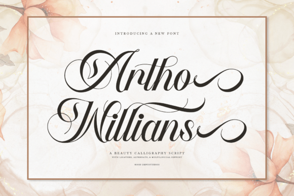 Artho Willians: A Script Font Built for Brand Romance