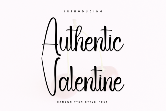 Authentic Valentine: A Charming Handwritten Font for Modern Web Design