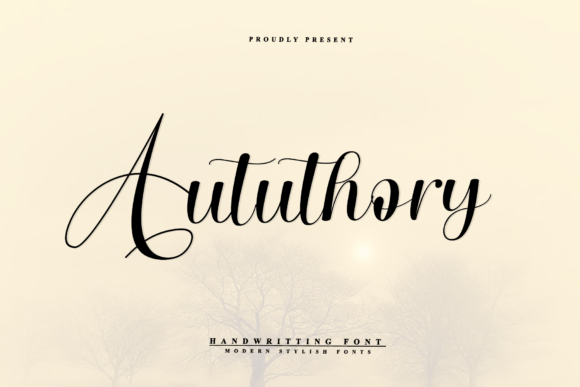 Aututhory: A Timeless Handwritten Font for Digital Creators
