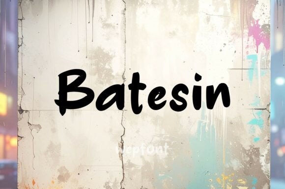 Batesin: A Typeface That Brings a Pulse to Editorial Headlines