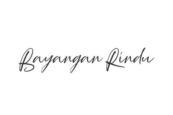 Bayangan Rindu: A Font for Elegant Business Branding