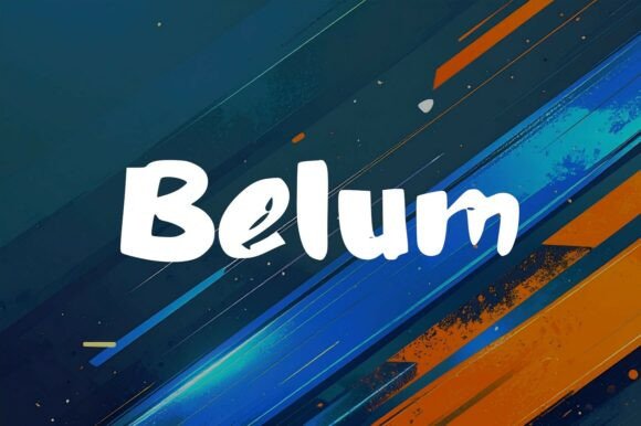 Belum: A Display Font Built for Dynamic Web Design