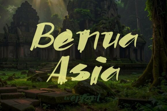 Benua Asia: A Lively Brush Script Font for Campaigns That Need Personality