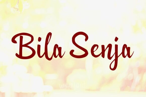 Bila Senja: A Script for Evening Moods and Quiet Brands