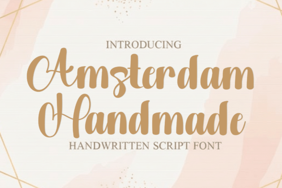 Bringing Holiday Spirit to Your Brand with Amsterdam Handmade Font