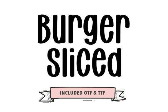 Burger Sliced: A Handmade Brush Font for Authentic Product Labels