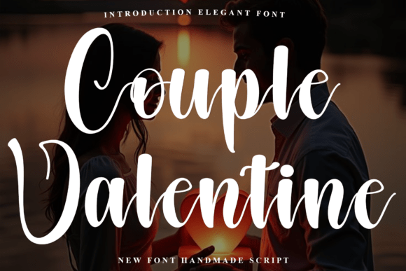 Couple Valentine: A Whimsical Typeface for Digital Storytelling