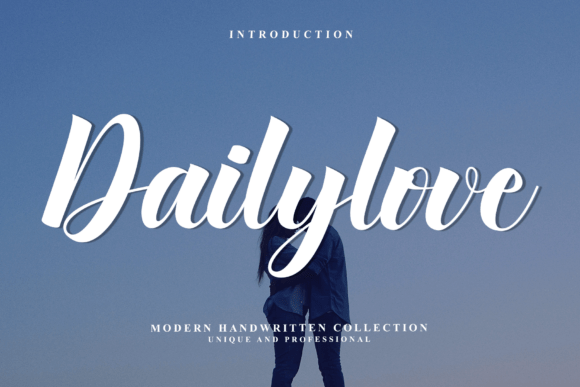 Dailylove: A Modern Script Font for Elevated Branding