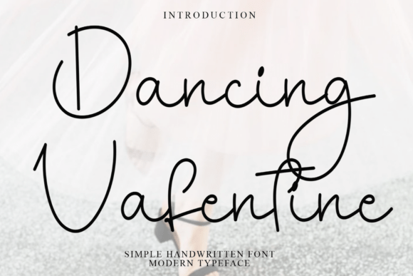 Dancing Valentine: The Delicate Script Font for Crafters