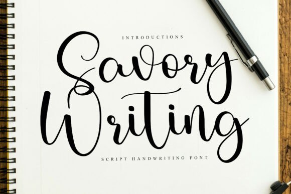 Elevate Your Brand Story with the Savory Writing Font
