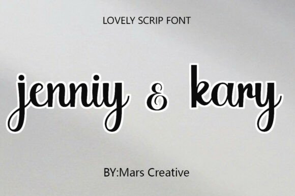 Jenniy Kary: A Script Font for Modern Makers