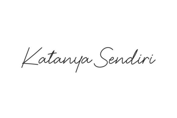 Katanya Sendiri Font: A Practical Review for Small Business Branding