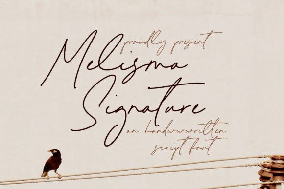 Melisma Signature: An Exquisite Script Font for Digital Branding