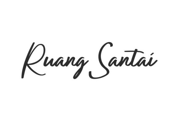 Ruang Santai: The Casual Script Font for Modern Marketing