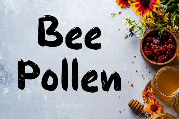 Using Bee Pollen Font for Modern Campaign Design