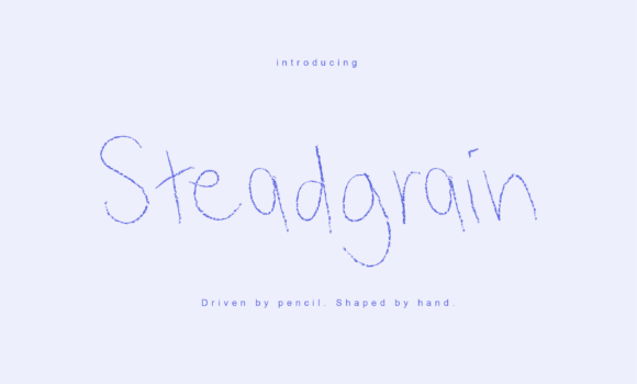Using Steadgrain: A Handwritten Font in Real-World Brand Design