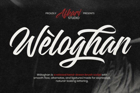 Weloghan: A Handwritten Font for Editorial Personality
